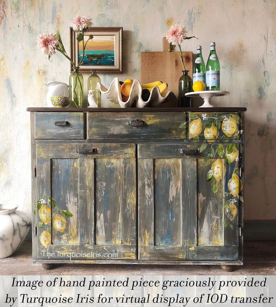 IOD Décor Transfer Lemon drops
