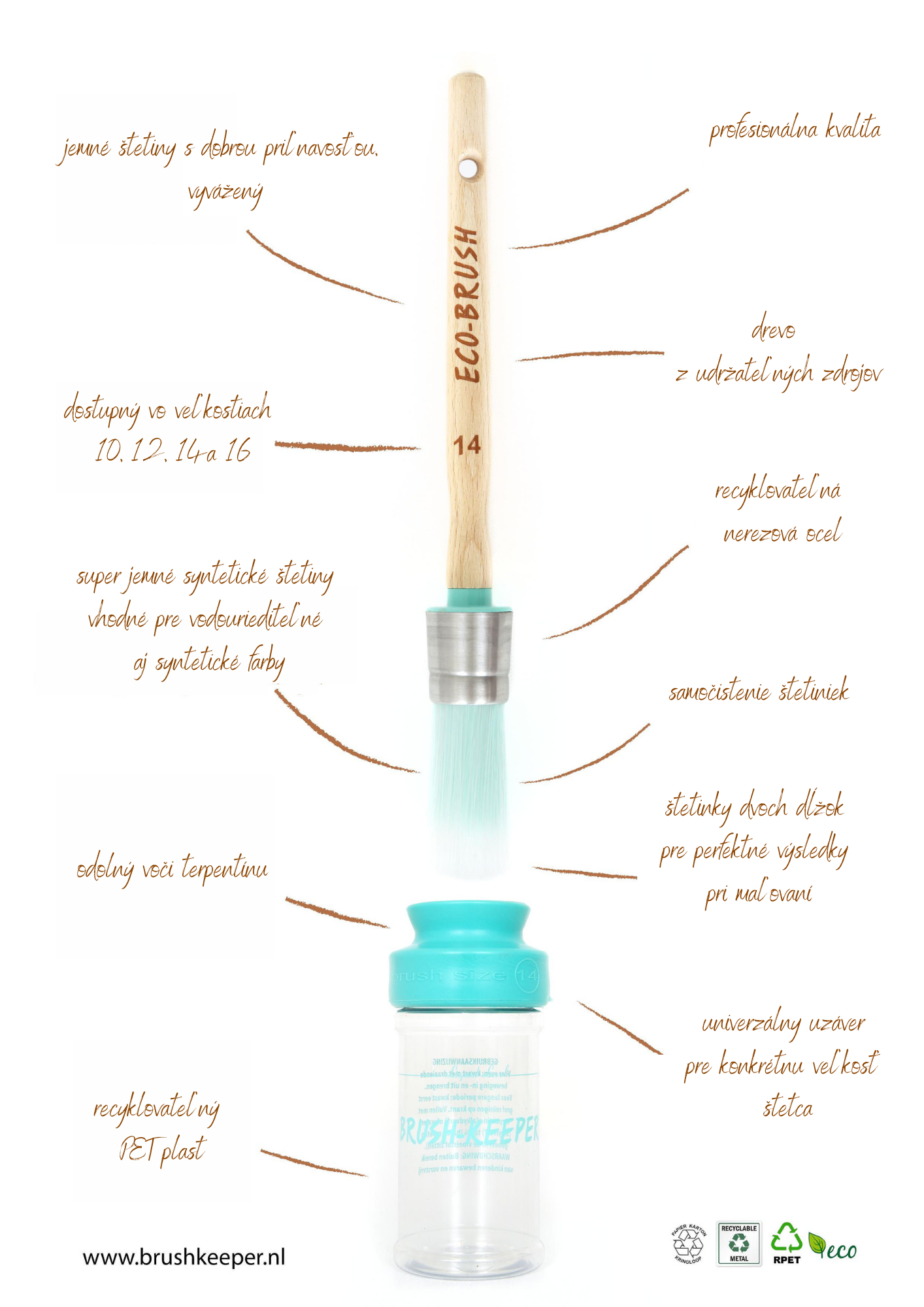 Brushkeeper - Deluxe Ecobrush 10
