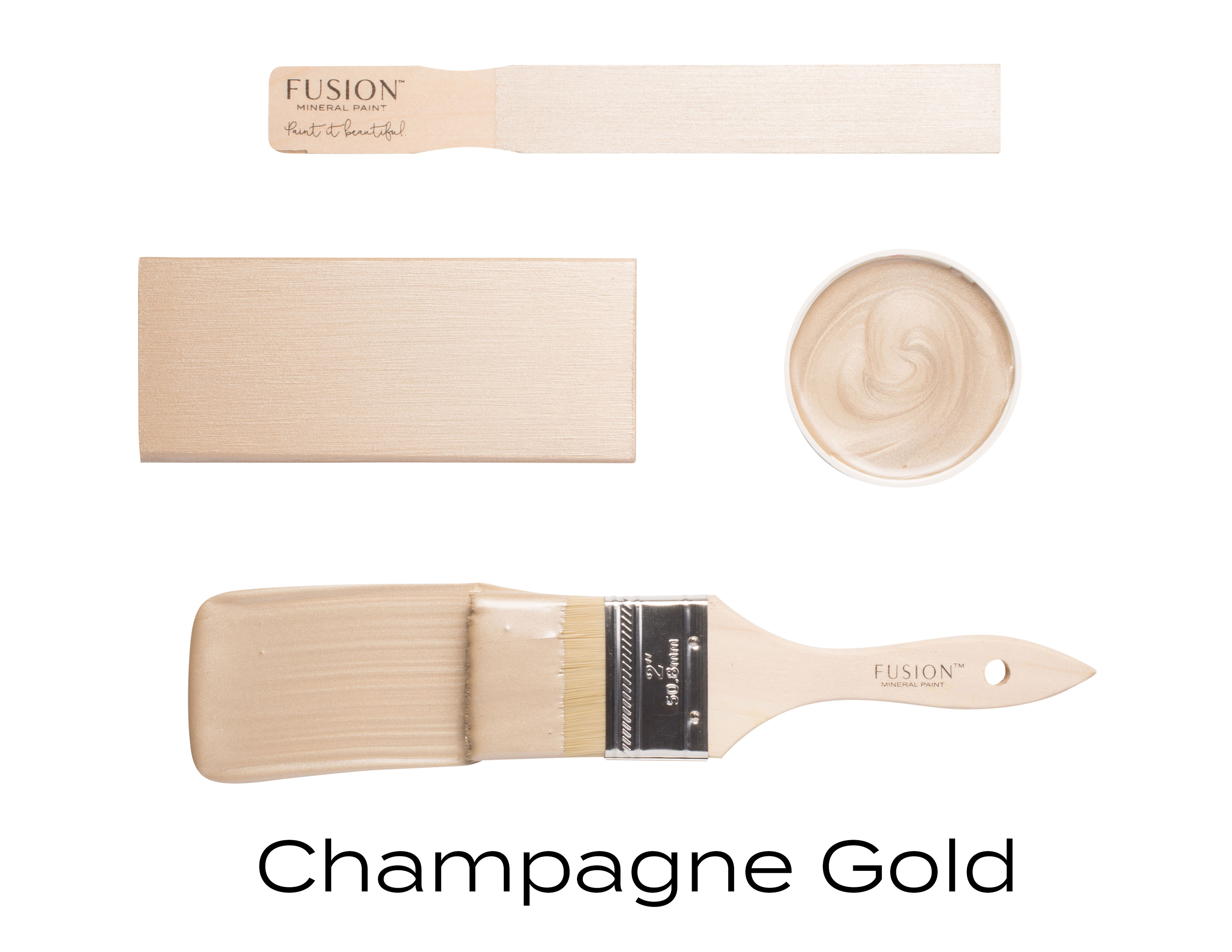 Metallic paint Champagne Gold- metalická farba Šampanská Zlatá