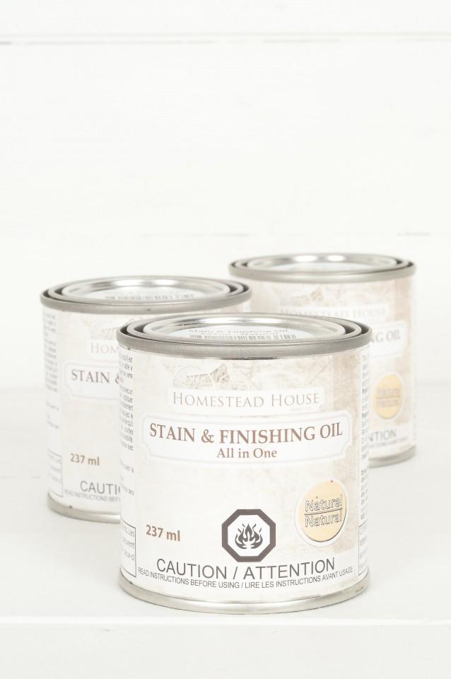 Stain & Finishing Oil (SFO) - Natural - Fixačný pigmentovaný olej 237ml - Bezfarebný