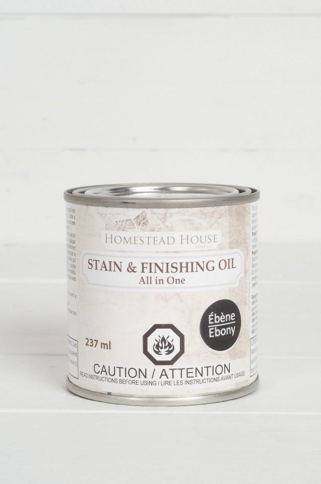 Stain & Finishing Oil (SFO) - Ebony - Fixačný pigmentovaný olej 237ml - čiernohnedý