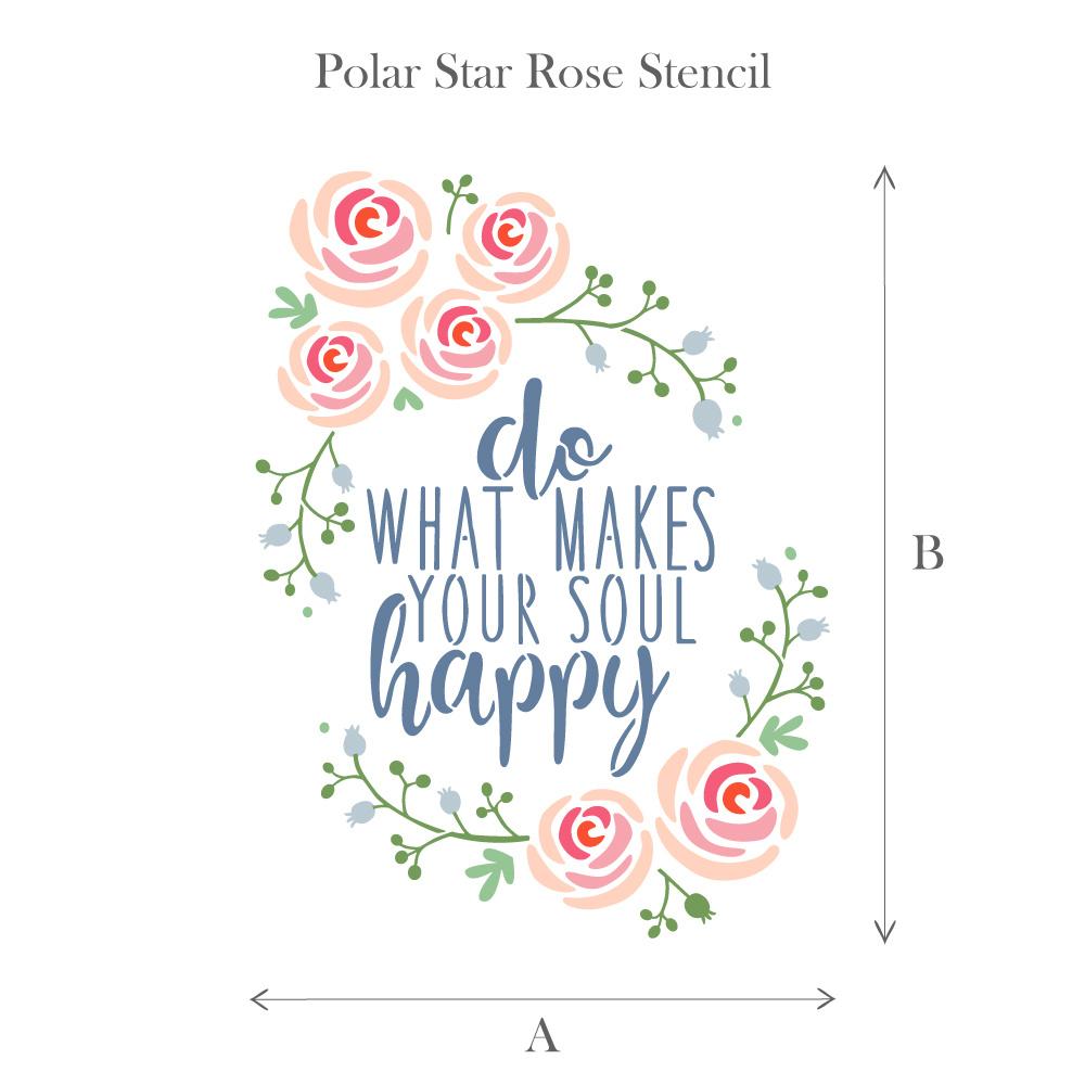 Šablóna Dala Muses Polar star rose