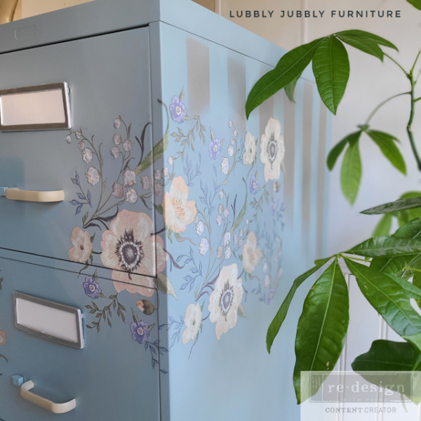 Transfer Goldenrod Florals 
