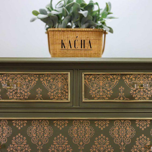 Transfer Gold Damask 
