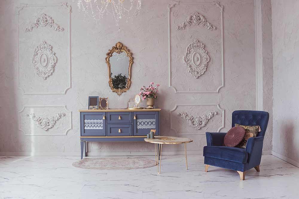 Transfer Vintage Wallpaper I. - biely transfer