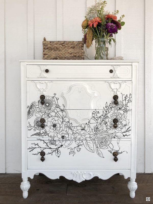 IOD Paintable Décor Transfer Winter´s Song