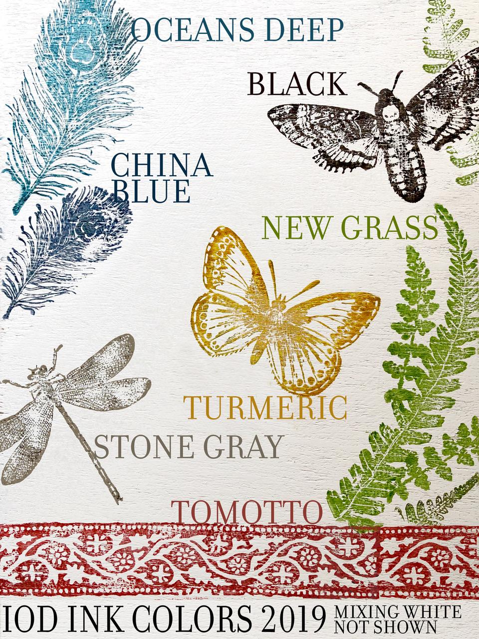 IOD Decor Ink Oceans Deep - dekoračný atrament tyrkysový