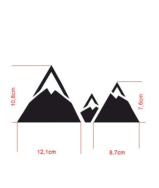 Šablóna Snowy Mountains Craft