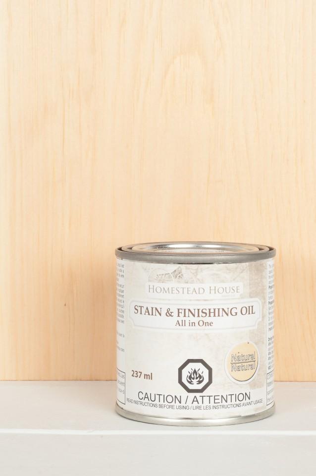 Stain & Finishing Oil (SFO) - Natural - Fixačný pigmentovaný olej 237ml - Bezfarebný