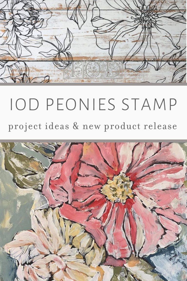 Pečiatka IOD Décor stamp Peonies