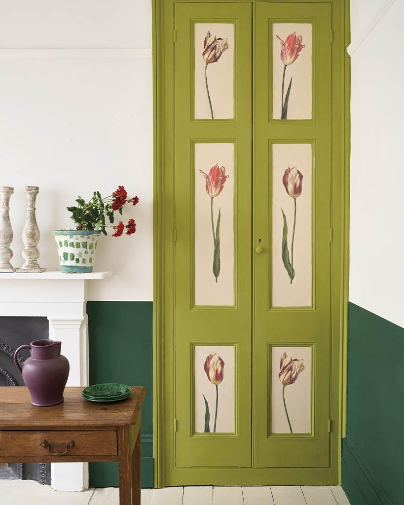 Annie Sloan papier na dekupáž Tulips