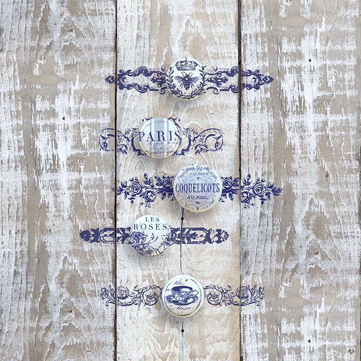 Pečiatka IOD Décor Stamp Backplates