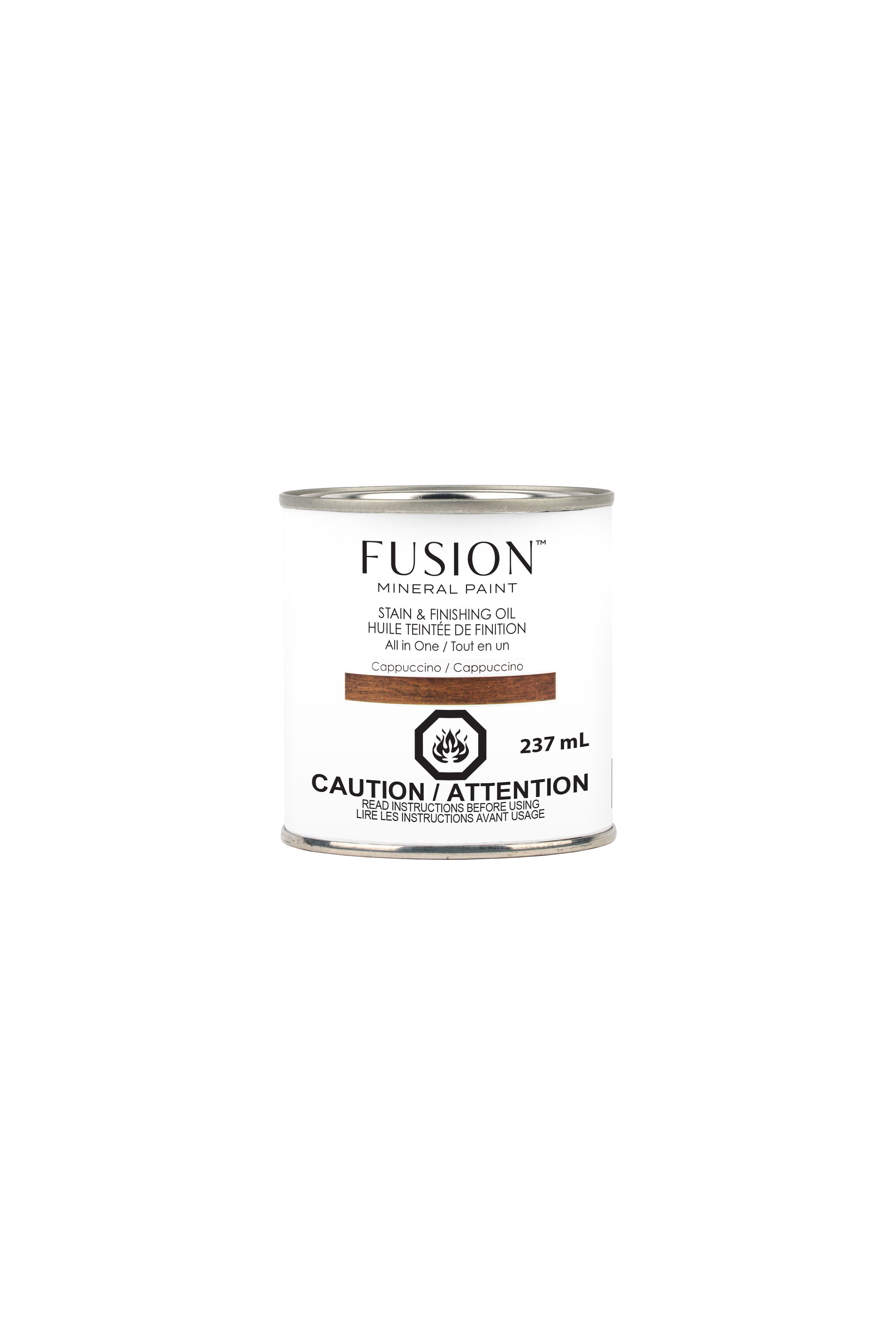 Stain & Finishing Oil (SFO) - Cappucino - Fixačný pigmentovaný olej 237ml - Kapučíno