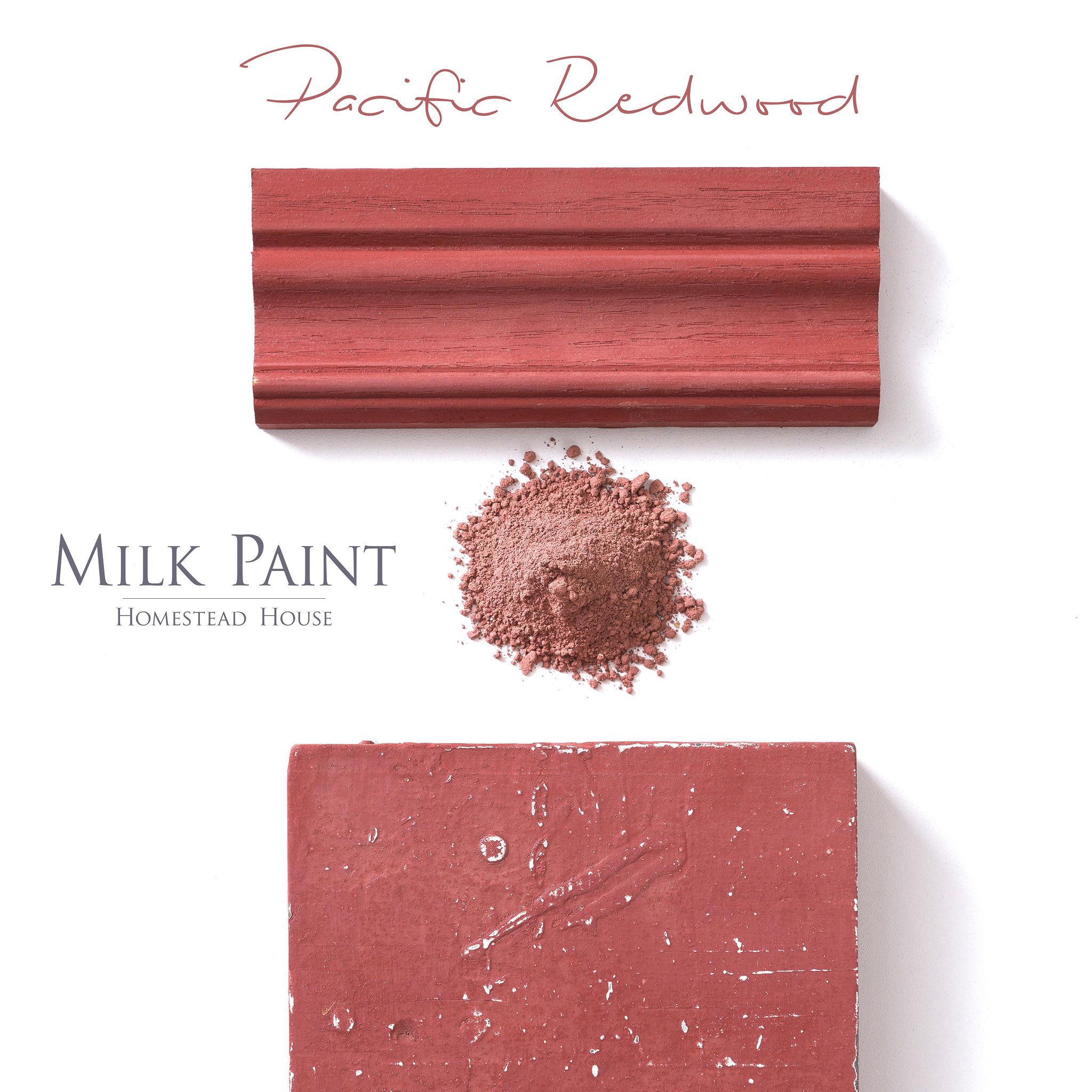 Milk Paint Wood Stain - moridlo na drevo a mliečna farba - Pacific Redwood - 50gr 