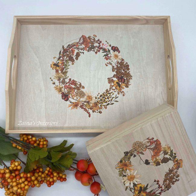 Transfer Dried Wildflowers 