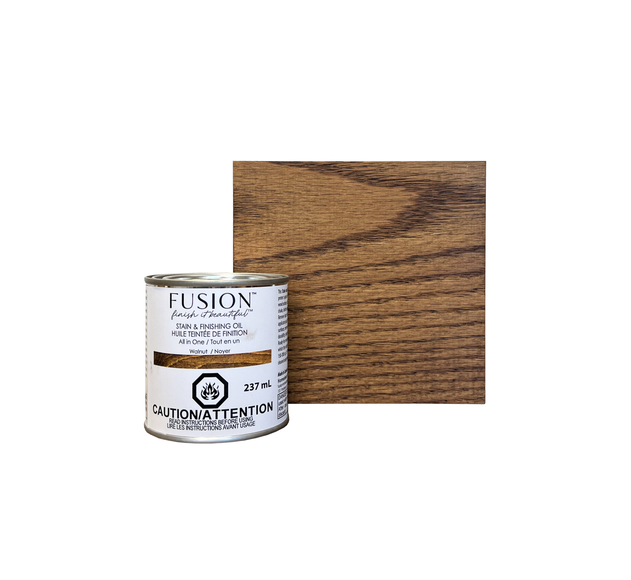 Stain & Finishing Oil (SFO) -  Walnut  - Fixačný pigmentovaný olej 237ml