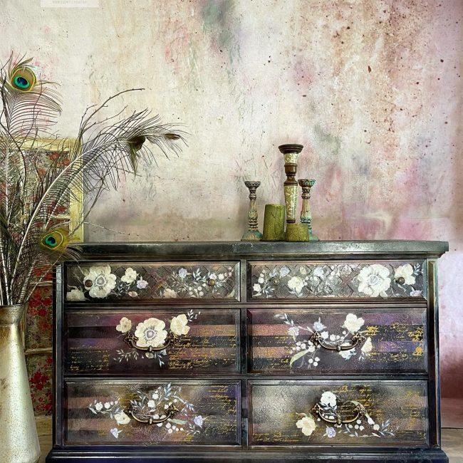 Transfer Goldenrod Florals 