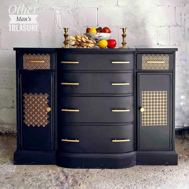 Transfer Golden Art Deco 