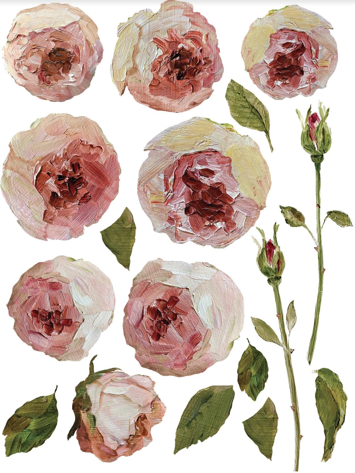 IOD Décor Transfer Painterly Florals