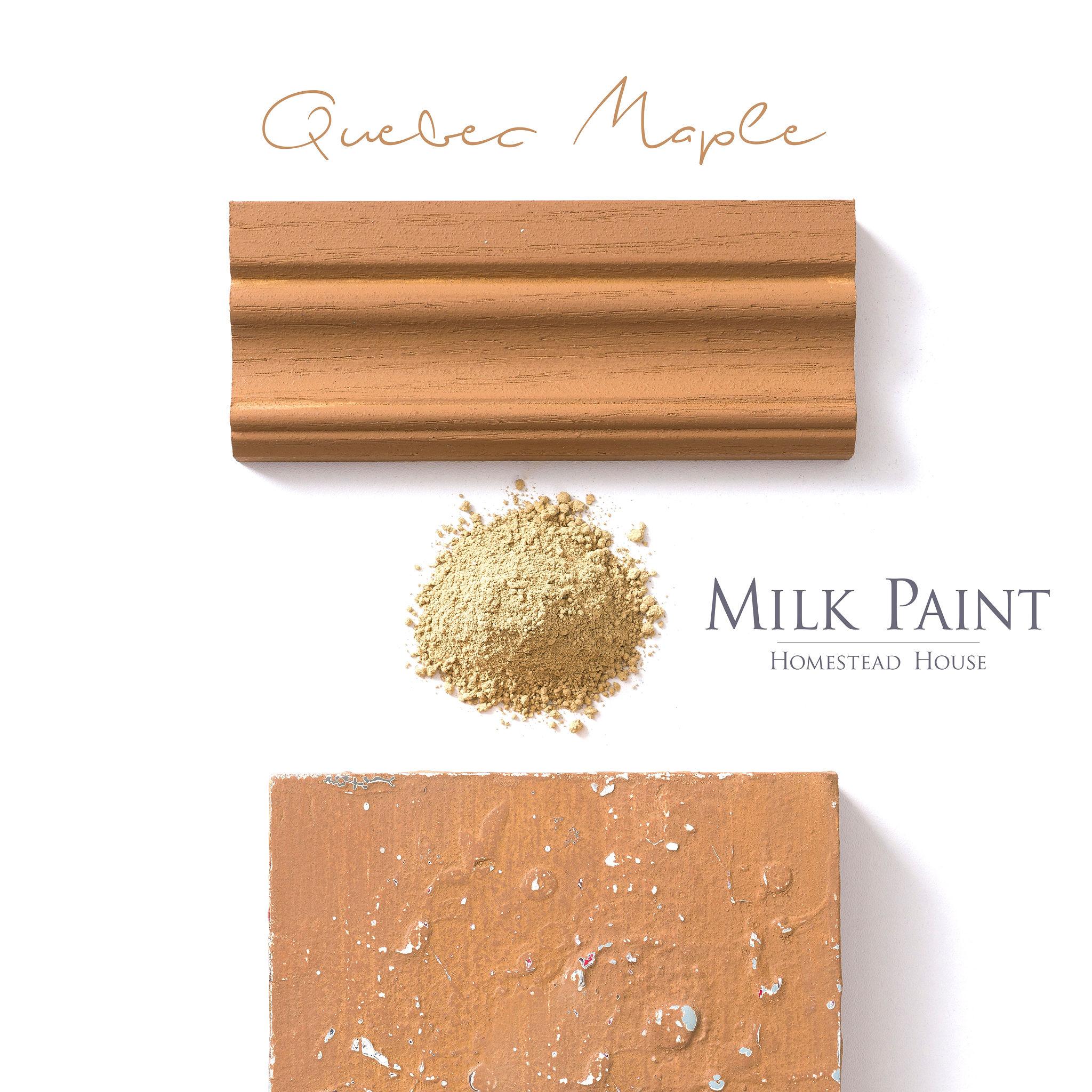Milk Paint Wood Stain - moridlo na drevo a mliečna farba  - Quebec Maple - 50gr 