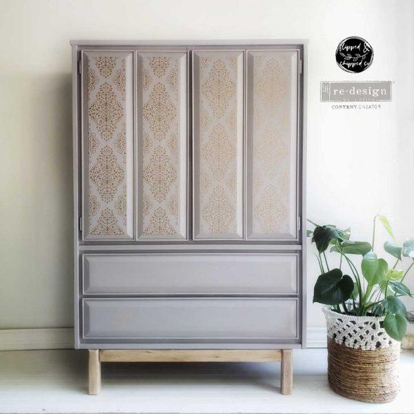 Transfer Gold Damask 