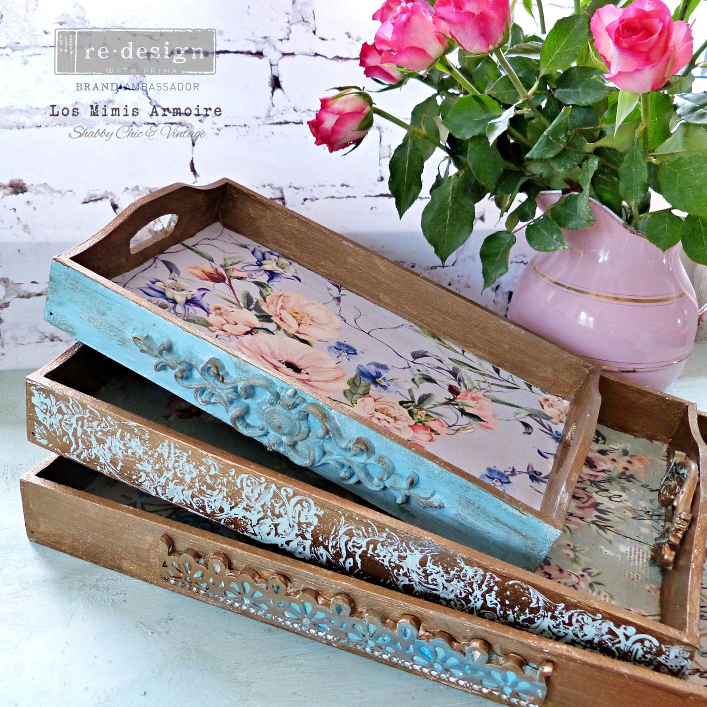 Papier na dekupáž Lavender Fleur - Levandulové kvety