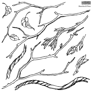 Pečiatka IOD Décor stamp Branches