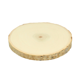 Tabuľka - drevený rez s kôrou - priemer 19-23 cm