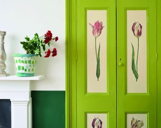 Annie Sloan papier na dekupáž Tulips