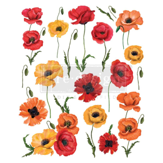 Transfer Poppy Garden