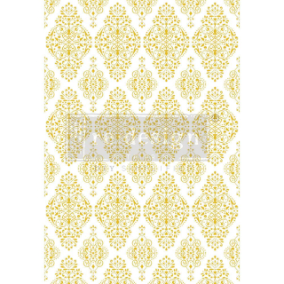 Transfer Gold Damask 