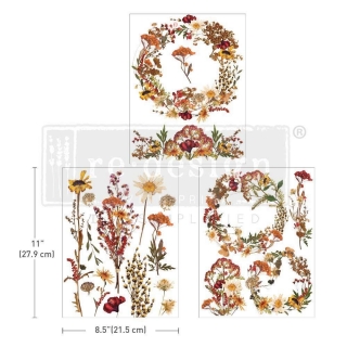 Transfer Dried Wildflowers 