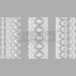 Transfer Vintage Wallpaper I. - biely transfer
