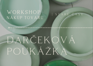 Darčeková poukážka na workshop/nákup produktov