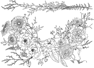 IOD Paintable Décor Transfer Winter´s Song