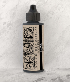 IOD Decor Ink Black - dekoračný atrament čierny