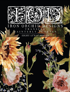 IOD Décor Transfer Painterly Florals